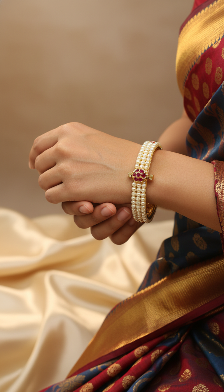 Premium Pearl Bangles